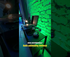 Momentinio fotoaparato nuoma - Audio palinkėjimų knyga - Retro telefonas - 2