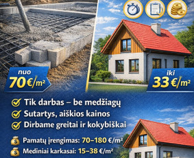 Statybos darbai - Įvairių statybų darbai - 1