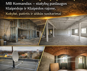 Statybos, apdaila - Bendrastatybiniai Darbai - 1