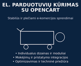 El. parduotuvių kūrimas su OpenCart - Svetainių kūrimas ir e. parduotuvės verslui, Di paslaugos - 1