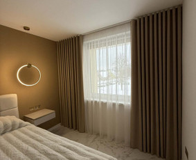 Tradiciniai amatai - Užuolaidų / romanečių siuvimas, bėgelių montavimas. - 3