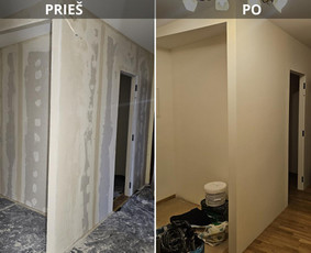 Kapitalinis buto remontas - Tapetavimas,vidaus apdaila, tapetų klijavimas, . - 1