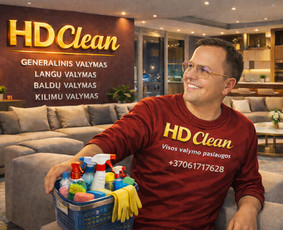 Valymo paslaugos - Hd Clean Visoms valymo paslaugoms -10% - 2