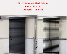 Interjeras, baldai - Pagamintos naujos medinės žaliuzės - 1