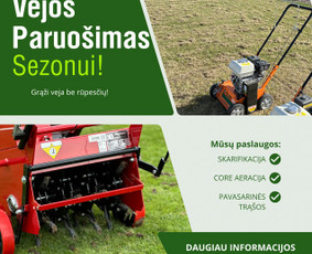Statybos, apdaila - Vejos įrengimas, laistymas, &bdquo;coRe&ldquo; Aeracija,skarifikacija - 2