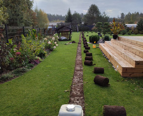 Statybos, apdaila - Automatinio laistymo ir sodo ap&scaron;vietimo montavimas Vilniuje - 3