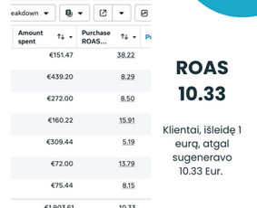 Meta Ads, Google Ads ir Tiktok Ads. Ilgalaikė partnerystė. / Eglė Tertelė / ETER MEDIA / Darbų pavyzdys ID 4280887