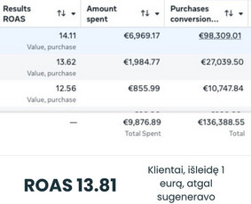 Meta Ads, Google Ads ir Tiktok Ads. Ilgalaikė partnerystė. / Eglė Tertelė / ETER MEDIA / Darbų pavyzdys ID 4280893