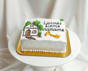 Tortas naujakuriams papuoštas itališku morengu