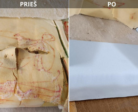 Baldų restauravimas, remontas - Mink&scaron;tų baldų pervilkimas. Kiti gaminiai is odos ir gobeleno - 4