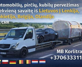 Krovinių pervežimas - Krovinių transportas į Europa - 1
