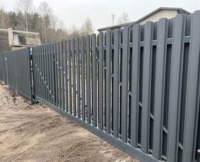 Kiemo vartai, gamyba - Patikimi kiemo vartai su montavimu ir automatika - 1