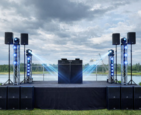 Ap&scaron;vietimo, įgarsinimo paslaugos - Garso ir ap&scaron;vietimo įrangos nuoma Vestuvėms, vakarėliams, - 1