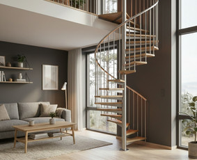 Statybos, apdaila - Metaliniai laiptai, Sraigtiniai laiptai, Mediniai laiptai - 3