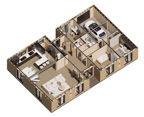 3D modeliavimas, vizualizacijų kūrimas - Eksterjero/interjero vizualizavimas (architektų duo) - 3