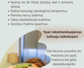 Pajauskite malonumą būti savo kūne! / Raimonda Masažo meistrė / Darbų pavyzdys ID 4285331