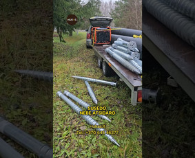 Sraigtinių polių / pamatų įrengimas -15% Akcija! / MB"Hukas" / Darbų pavyzdys ID 4286363