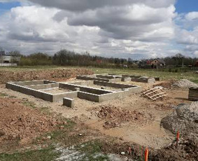 Statybos darbai - Pamatų įrengimas - 1
