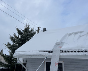 Sniego valymas - Sniego valymas nuo stogų - 2