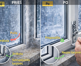 Vidaus apdailos darbai - Langų ir durų remontas &ndash; greitai ir patikimai - 4