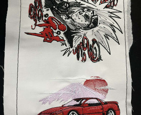 Paveikslų siuvinėjimas - Siuvinėti Antsiuvai, Logotipai. - 2