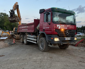 Statybos darbai - Statyba, gatvių ir kelių tiesimas, technikos nuoma - 2