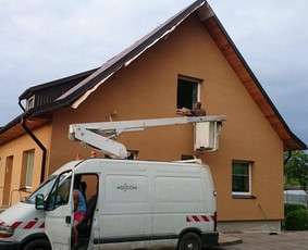 Namu fasadu ir stogu plovimas, dažymas. / apsiltinimas / Darbų pavyzdys ID 4289103
