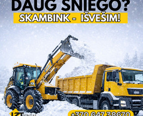 Sniego valymas - Sniego valymas ir i&scaron;vežimas &Scaron;iauliuose - 2