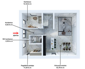NT brokerė Viktorija Babonaitė, Idėjų Būstas, Klaipėda / Viktorija Babonaitė / Darbų pavyzdys ID 4289855