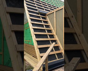 Statybos darbai - Modernių, i&scaron;manių karkasinių namų statyba - 1