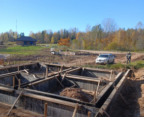 Gręžtiniai (poliniai) pamatai - Pamatu irengimas , liejimas - 4