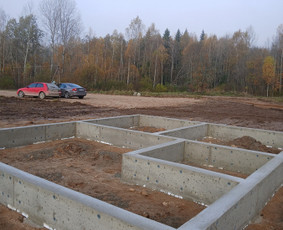 Gręžtiniai (poliniai) pamatai - Pamatu irengimas , liejimas - 3