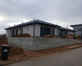 Atraminės sienelės - Pamatu irengimas , liejimas - 1