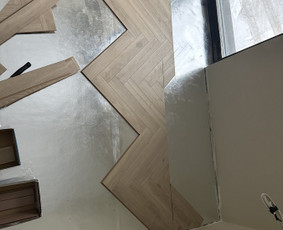 Laminato, vinilo (click sistema) klojimas, išlyginamasis / DASS grindų sprendimai / Darbų pavyzdys ID 4291167