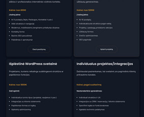 Svetainių kūrimas - Wordpress svetainės statybos ir paslaugų įmonėms - 4