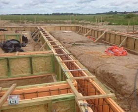 Pamatų liejimas, įrengimas - Pamatu liejimas , perdangų betonavimas , Cfa,mur - 2