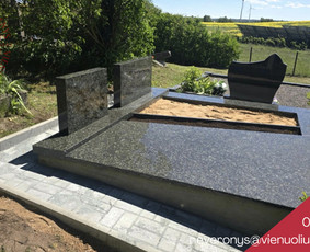 Kapų dengimas plokštėmis, paminklai, raidžių kalimas / VienuoliuAkmenys.lt / Darbų pavyzdys ID 4292613