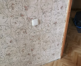 Tapetų klijavimas - Apdailos darbai - 2