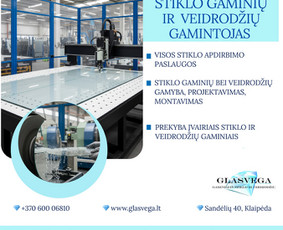 Stiklinių vitrinų gamyba - Gaminame įvairiausių dydžių veidrodžiai ir stiklo gaminiai - 2