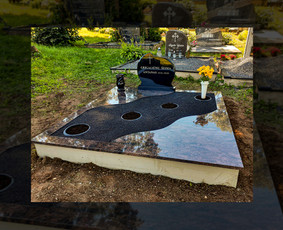 Kapo dekoravimas akmenėliais - Kapų įrengimas restauravimas, granito gaminiai - 3