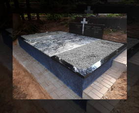 Kapo dekoravimas akmenėliais - Kapų įrengimas restauravimas, granito gaminiai - 2