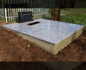 Kapavietės pamatų betonavimas - Kapų įrengimas restauravimas, granito gaminiai - 1