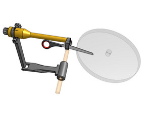 3D plastiko su standartinėmis detalėmis mechanikos projektavimas. Fokusuotas darbas į projekto 3D modelio sukūrimą