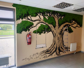 Sienų dekoravimas - Mstudija - sienų tapyba, 3D pie&scaron;iniai, graffiti. - 2