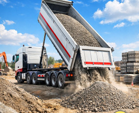 Žemės kasimas, lyginimas - Smėlis, žvyras, skalda su pristatymu nuo 1t - 3