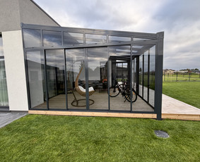 Terasų stiklinimas - Aliuminiai Langai/ Terasų Stiklinimas - 4