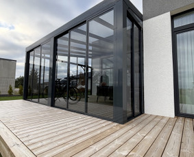 Terasų stiklinimas - Aliuminiai Langai/ Terasų Stiklinimas - 3