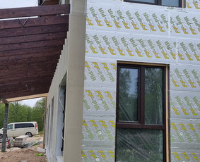 Ventiliuojami fasadai - Klinkerio klijavimas, visi fasado darbai - 2