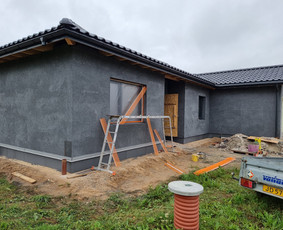 Fasadų apdaila, dažymas - Klinkerio klijavimas, visi fasado darbai - 3