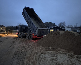 Žemės kasimas, lyginimas - Smėlį,zyra,juodžemį,grunta,zvirgzda,ivairia skalda,atsijas - 4